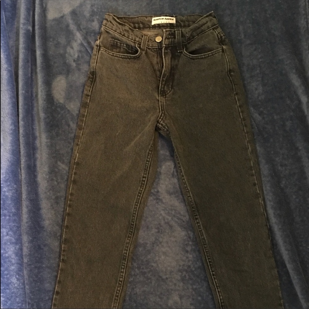 American Apparel Petite Mom Jean